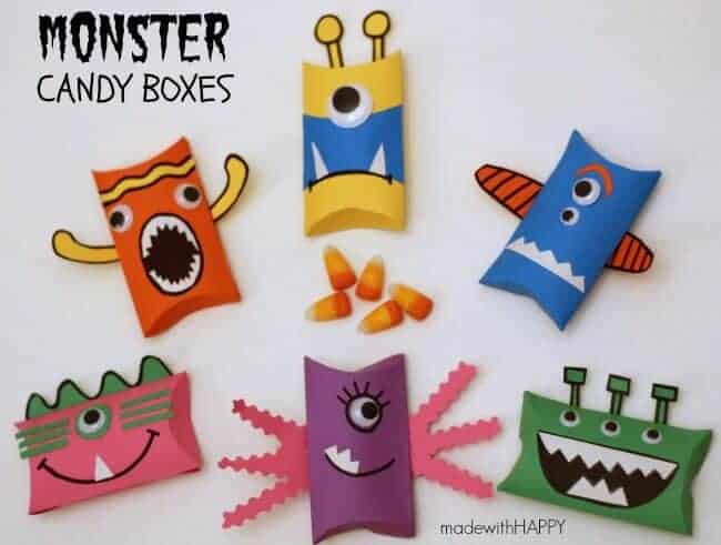 Monster Candy Box DIY with Free Printable