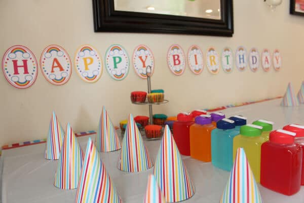 Rainbow Punch Pinata | Rainbow Birthday Party | Party Activities | Kids Party | www.madewithhappy.com