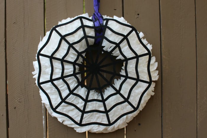 Halloween Coffee Filter Wreath | Halloween Wreath | Versatile Fall Wreath  | www.madewithHAPPY.com