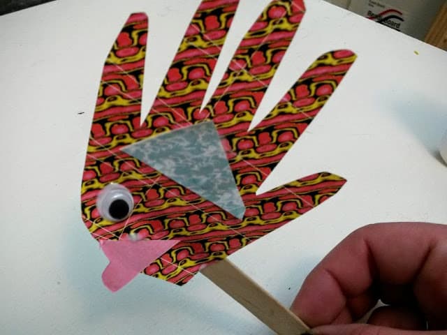 Hand Print Puppets