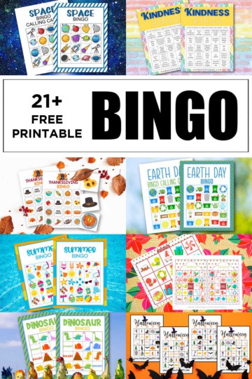 21+ Free Printable Bingo Cards - Made with HAPPY