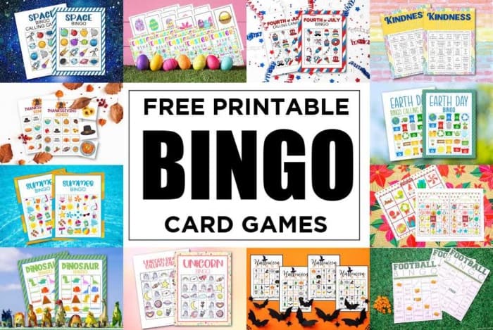 Free Printable Bingo Games