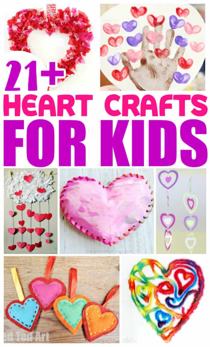 21+ Heart Crafts For Kids