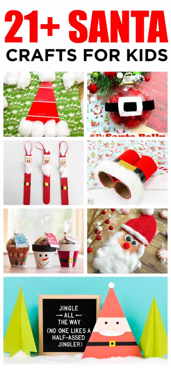 Sweet Free Santa Crafts For kids