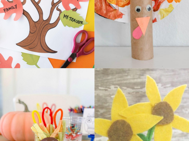 4 different fall crafts for kids