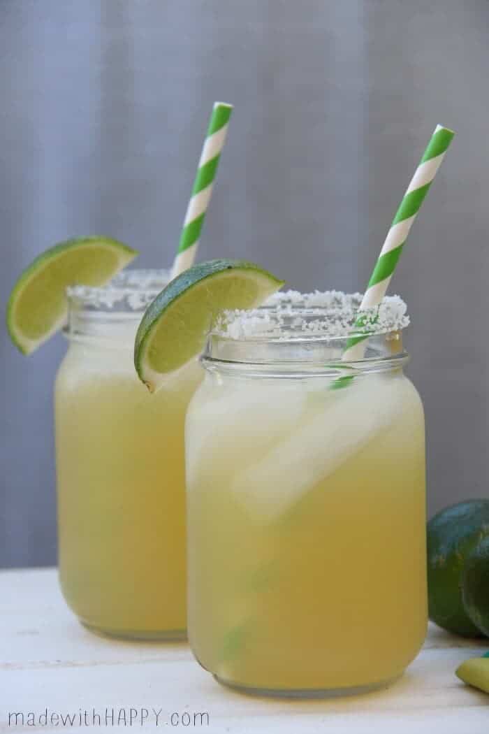 3 Ingredients Margaritas | Best Margaritas | Simple Margaritas | www.madewithHAPPY.com
