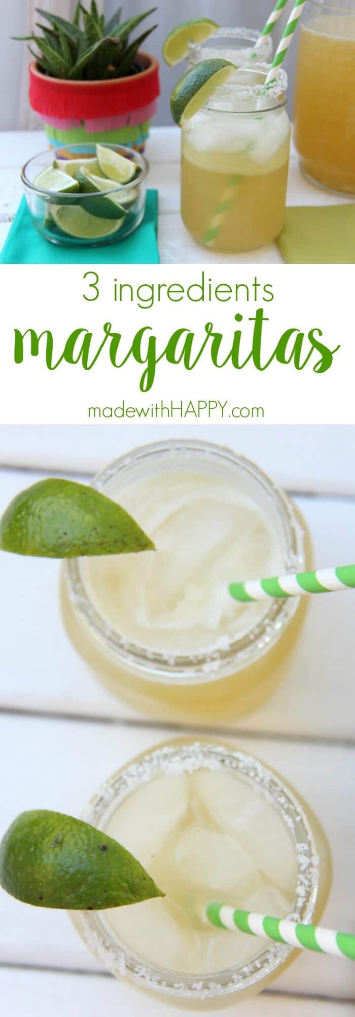 3 Ingredients Margaritas