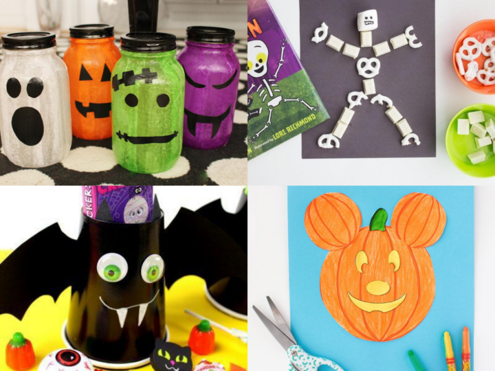 halloween crafts for kids collage