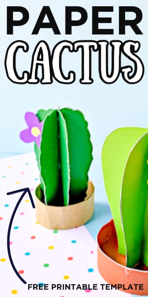 Paper Cactus Kids Crafts