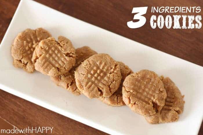 3 Ingredients Cookies