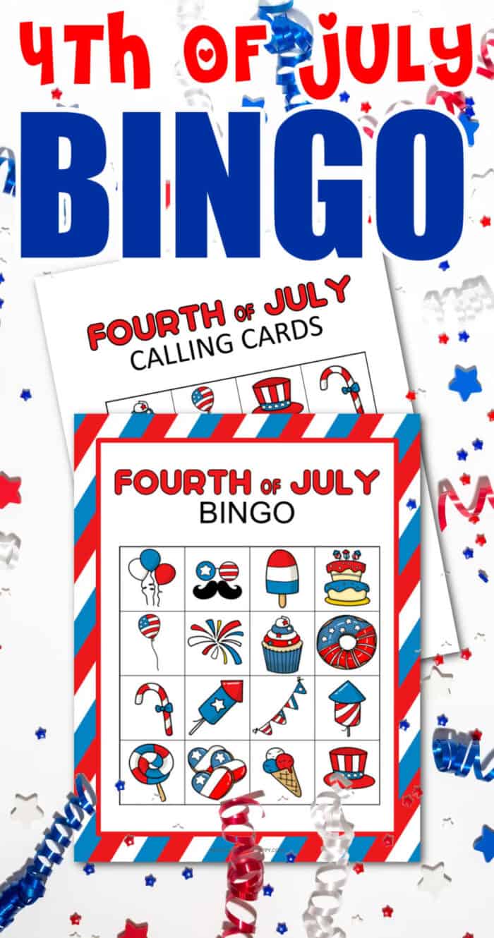 fourth of july bingo printable