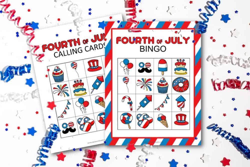 Fourth of July bingo