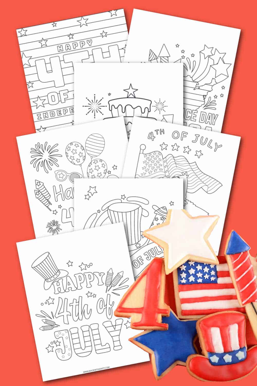 coloring pages for 4th of July