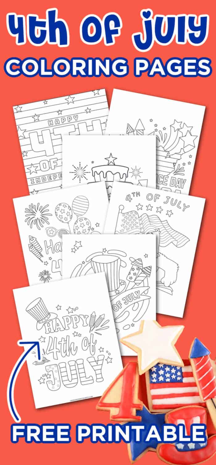 printable 4th of July coloring pages