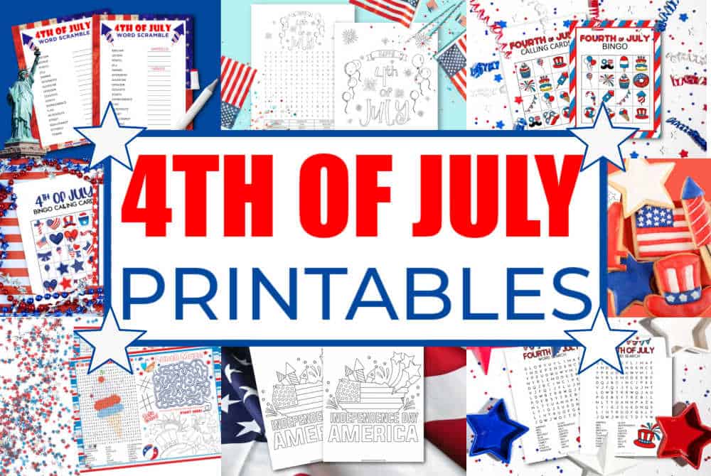 4th of July Printables