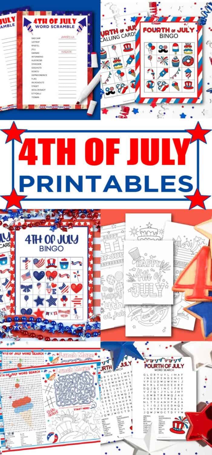 4th July Printables