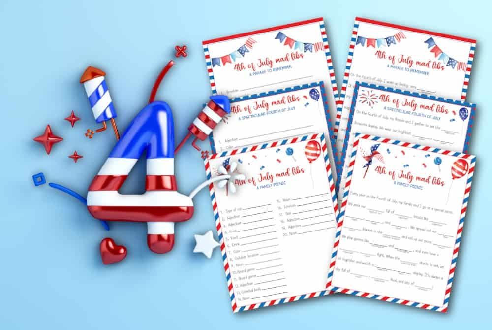 4th of July Mad Libs