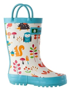 Forrest Animal Rain Boots For Kids. 15+ Rain Boots for Kids. Spring rain boots for kids. Bright colored rain boots for kids. www.madewithhappy.com