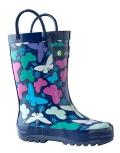 Butterfly Rain Boots For Kids. 15+ Rain Boots for Kids. Spring rain boots for kids. Bright colored rain boots for kids. www.madewithhappy.com