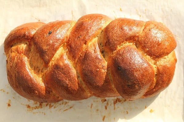 Whole Wheat Challah with Apricots