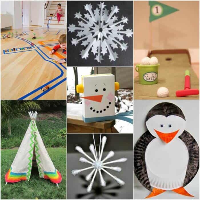 7 Winter Craft Ideas, Winter Paper Craft