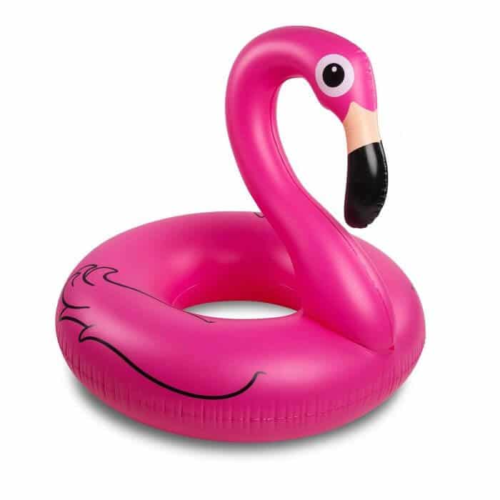 15+ Awesome Pool Floats for Home | Pool Floaties  for the home pool | Pink Flamingo Pool Floats | www.madewithhappy.com