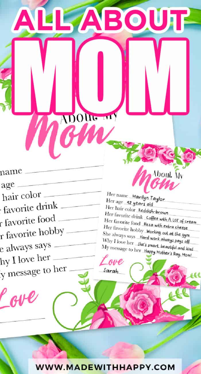 mothers day questions for kids