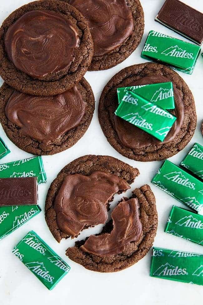 Brownie Mint Cookies 