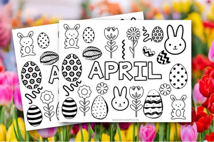 Spring Coloring Page