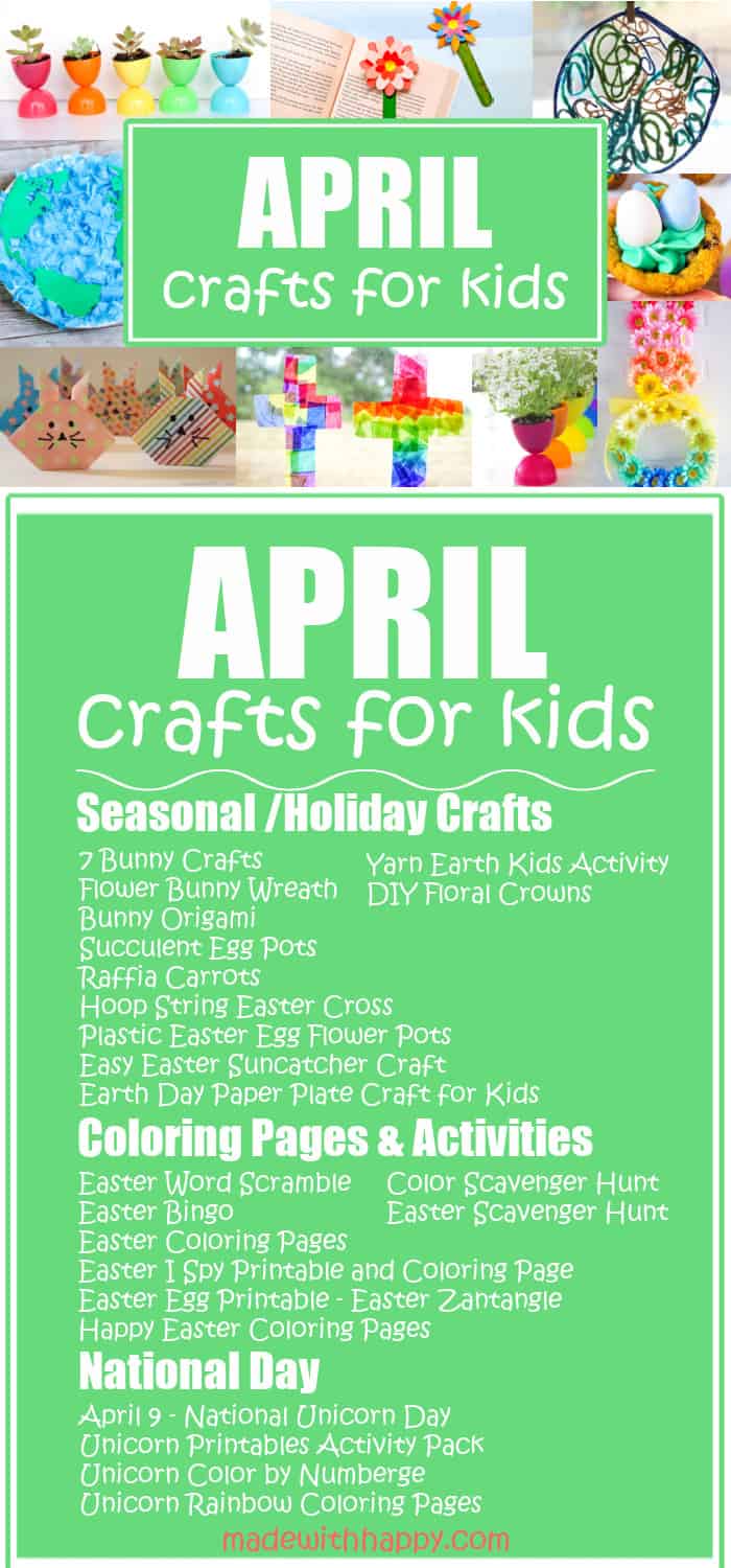april crafts for kids