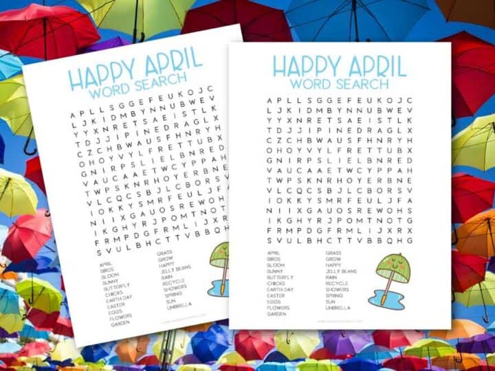 april word search