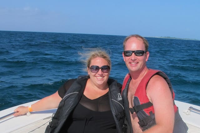 fun on a boat in Atlantis Bahamas