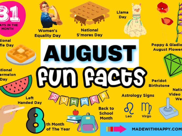 August Fun Facts