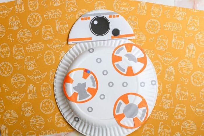 BB8 Paper Plate