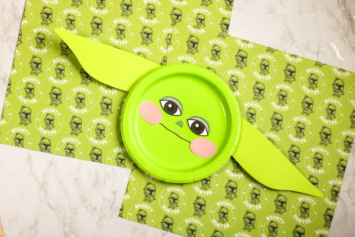 Yoda Craft with a Paper Plate