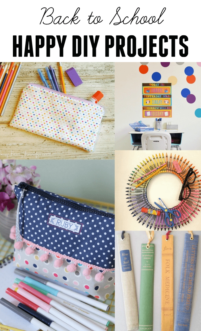 Back to School DIY Projects | www.madewithHAPPY.com