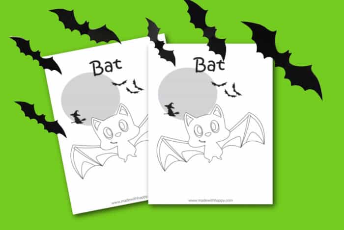 Bat Coloring page