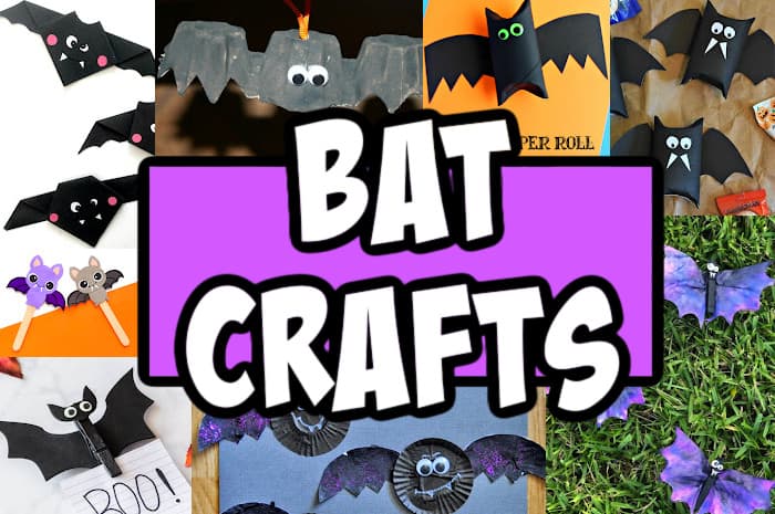 Halloween Paper Bats Craft - Mother Goose Club