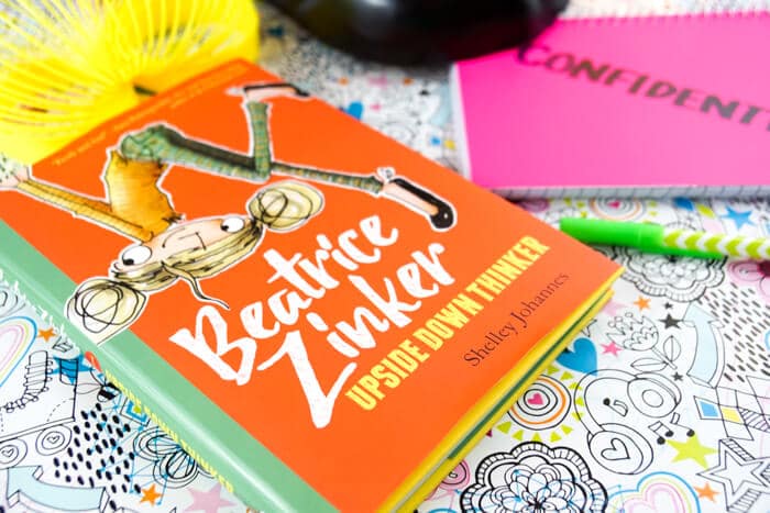 Looking for a new book for your young girl chapter book reader?  Check out this new book Beatice Zinker, Upside Down Thinker.  Its a mix of friendship, being yourself, and turning thing sunny side up.
