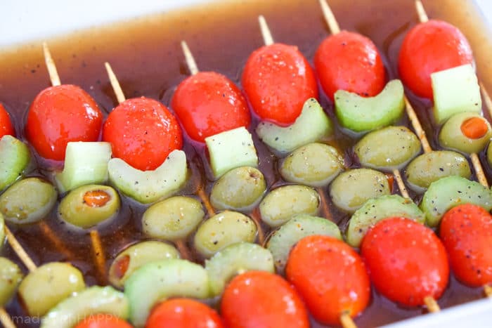 Bloody Mary Bites. Bloody Mary Bombs. Superbowl Appetizers. Finger foods perfect for tailgating. Super bowl appetizers ideas. Bloody Mary Cocktail Appetizer.