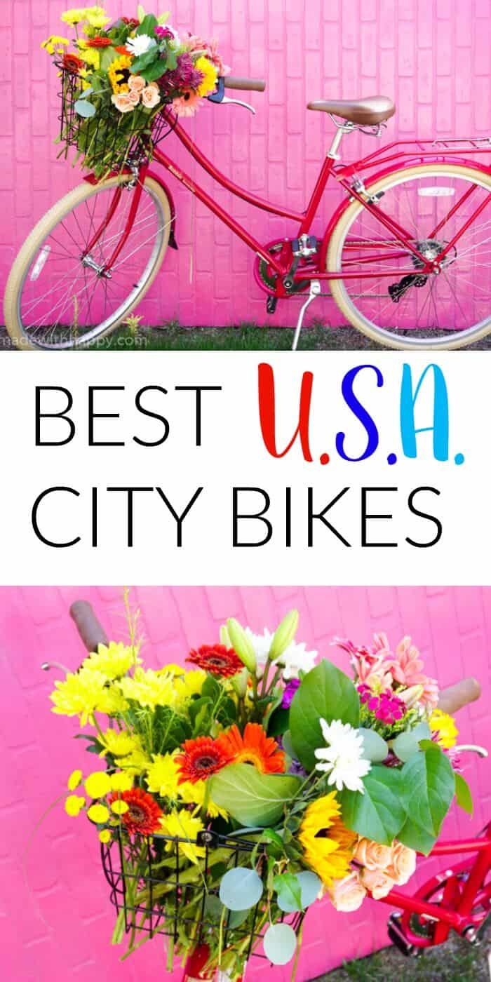 Best City Bikes | Urban Bikes in the US | Beach cruisers with gears | Commuter Bikes | www.madewithhappy.com