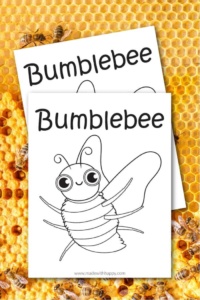 Free Printable Bumblebee Coloring Pages - Made with HAPPY