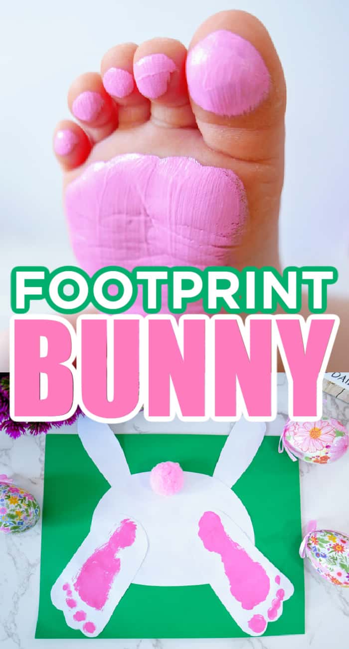 easter bunny footprints