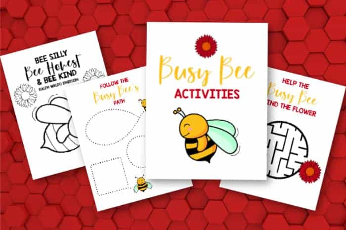 Busy Bee Preschool Activity Pack