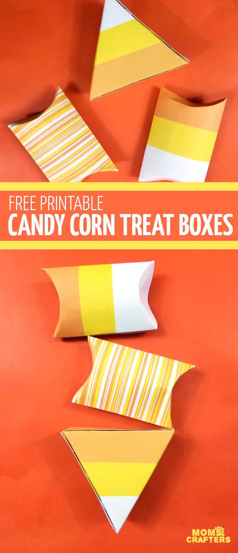 candy corn treat boxes