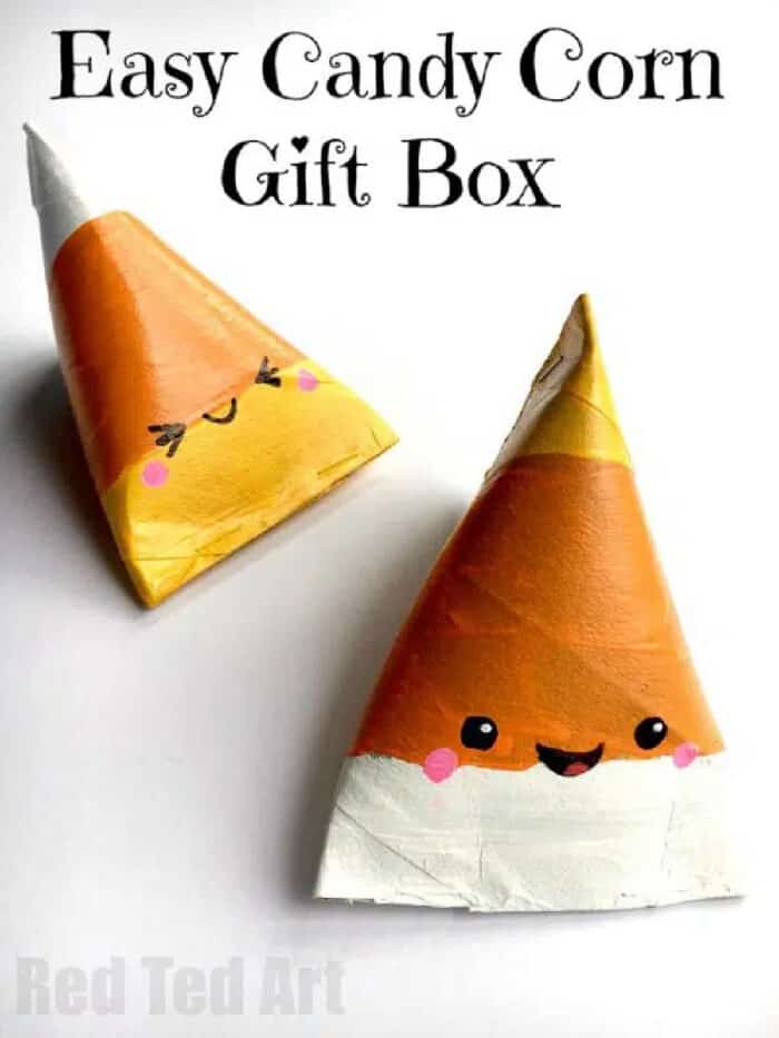 Candy Corn Gift Box