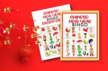 Chinese New Years Bingo Printable - Made with HAPPY