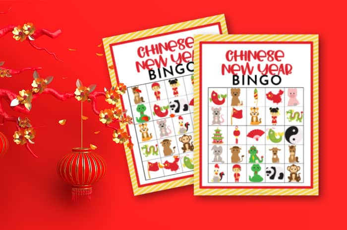 Chinese New Year Bingo Cards