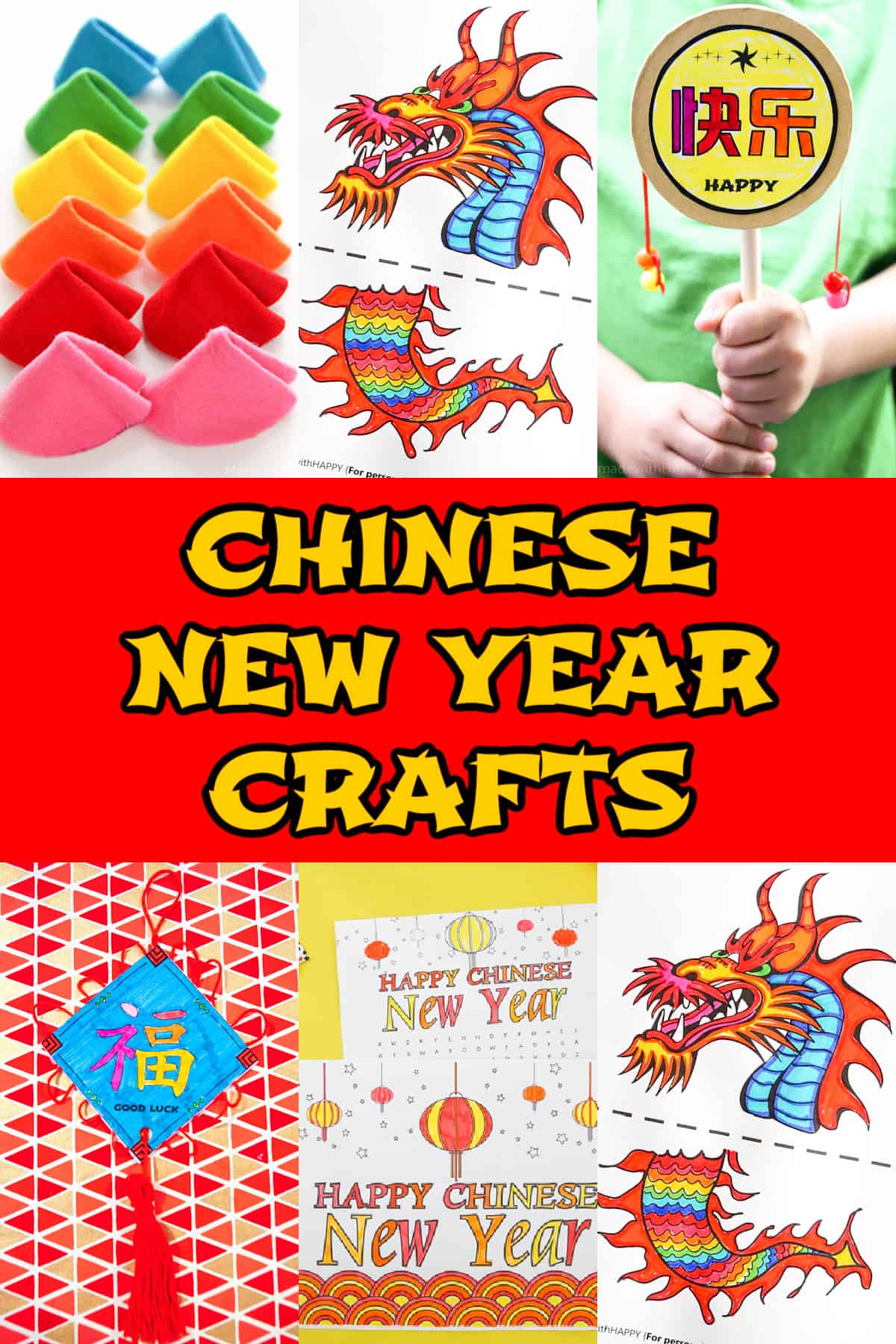 Chinese New Year Decoration Gift Pack (5 Pieces), Arts & Crafts, Chinese  New Year