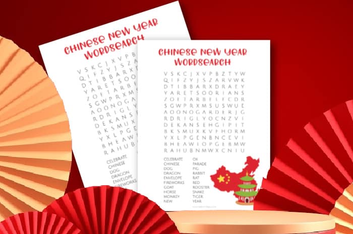 chinese new year word search